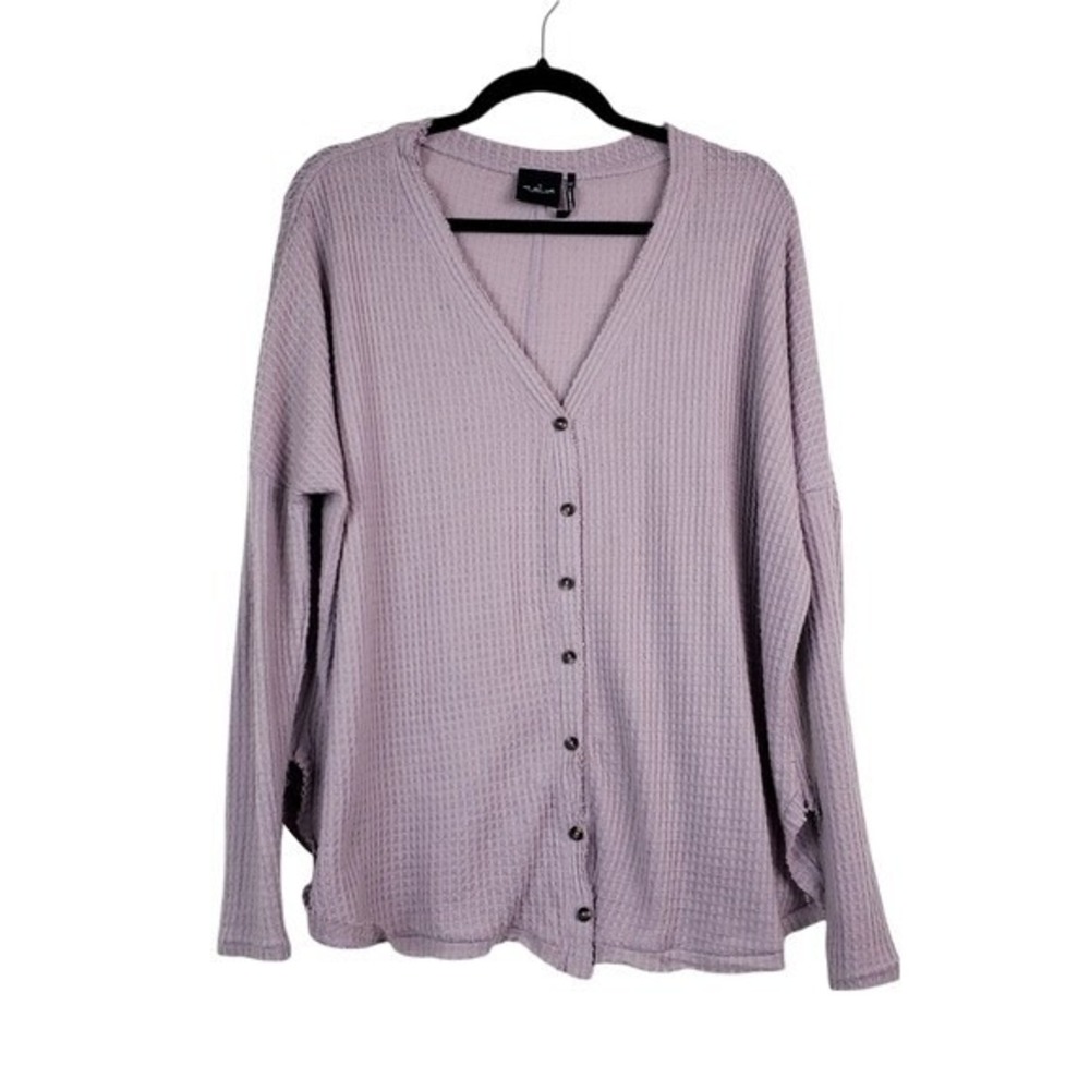 Urban Outfitters Womens Out From Under Oversized Waffle Knit Top Size S